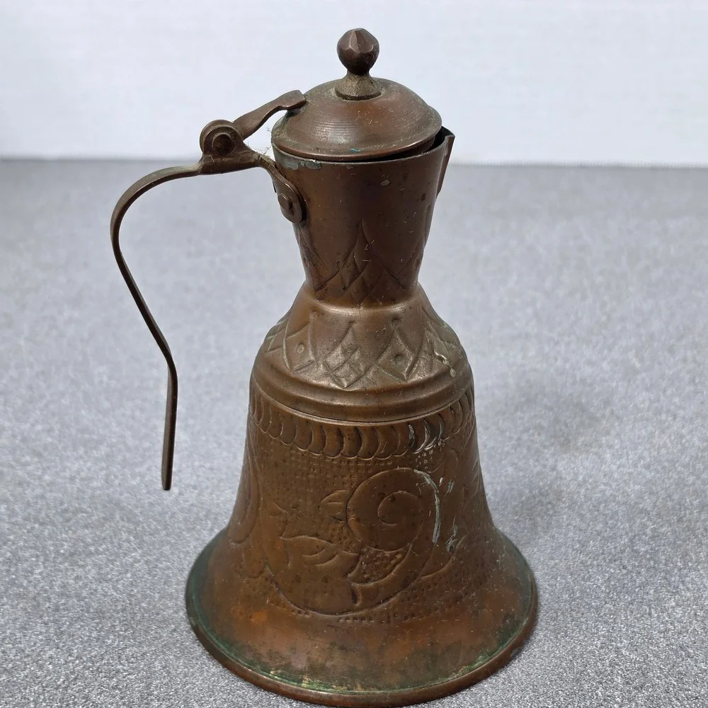 Antique Copper Pitcher, Ewer Water Boiler, Turkish/Persian